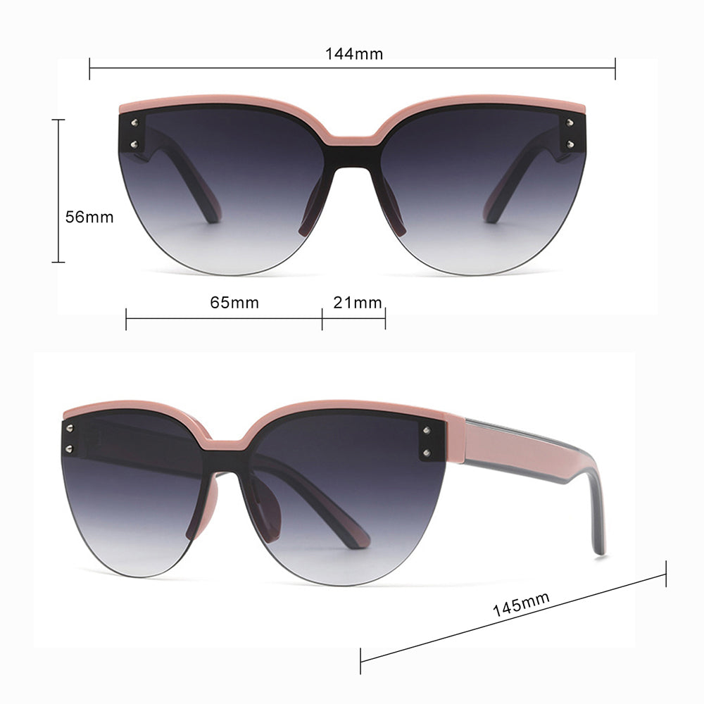 Naočare za sunce za dame Techsuit 6506, zelene smeđe