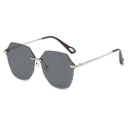 Naočare za sunce za dame Techsuit 8195, crno-srebrne