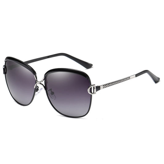 Naočare za sunce za dame Techsuit 8702, polarizovane, UV zaštita, crne
