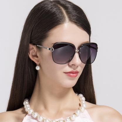 Naočare za sunce za dame Techsuit 8702, polarizovane, UV zaštita, crne