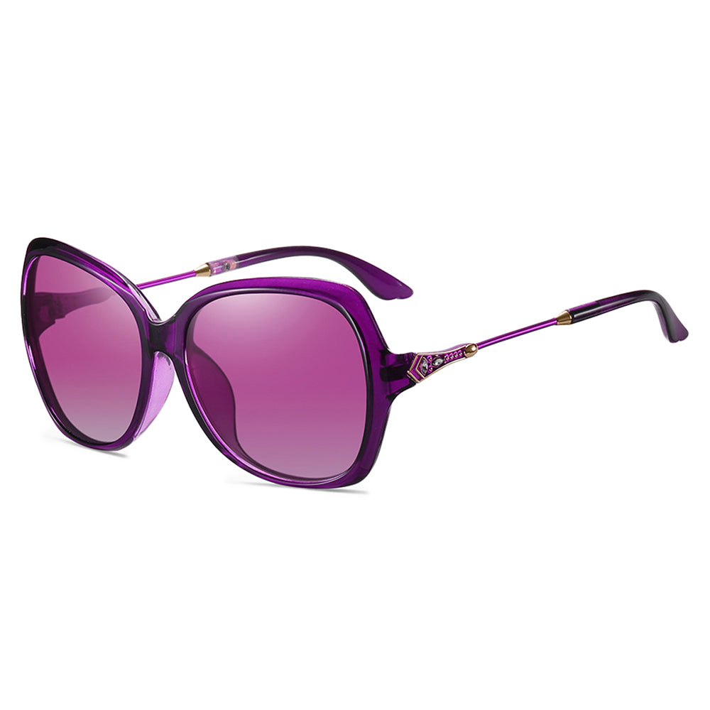 Naočare za sunce za dame Techsuit 8881, polarizovane, UV zaštita, ljubičaste