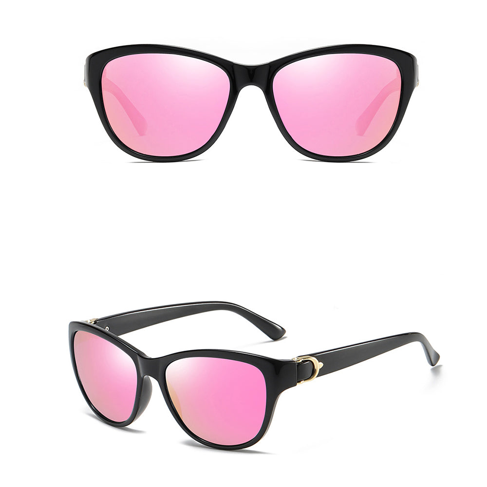 Naočare za sunce za dame Techsuit A572, polarizovane, UV zaštita, crno roze