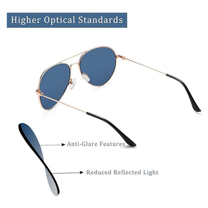 Uniseks naočare za sunce Techsuit 3025, UV zaštita, zlatno roze plave