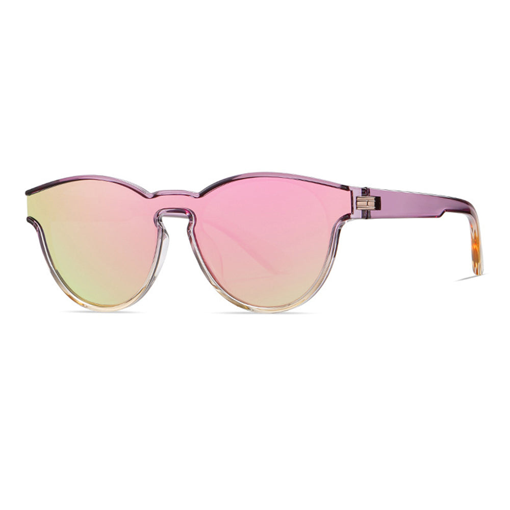 Naočare za sunce uniseks Techsuit TR7545, polarizovane, UV zaštita, ljubičaste žute roze