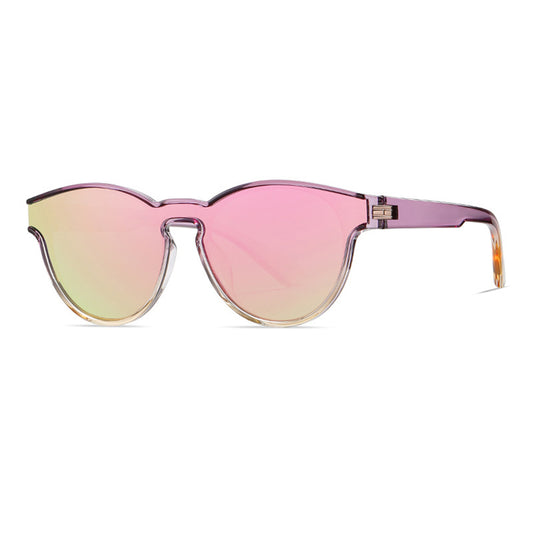 Naočare za sunce uniseks Techsuit TR7545, polarizovane, UV zaštita, ljubičaste žute roze