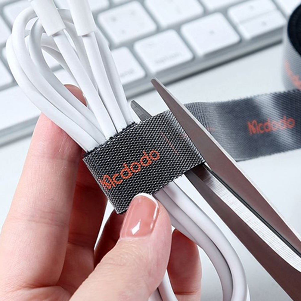 Organizator Kablova McDodo VS-0961 Belt, Velcro, 3m, Crni