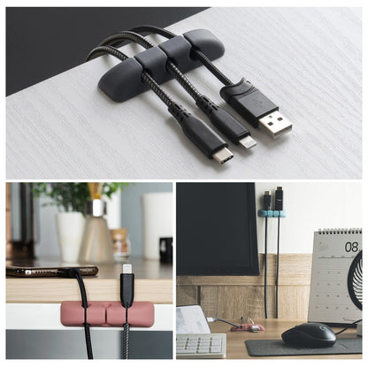 Organizator Kablova Ringke, Set 4 komada, Različite Boje