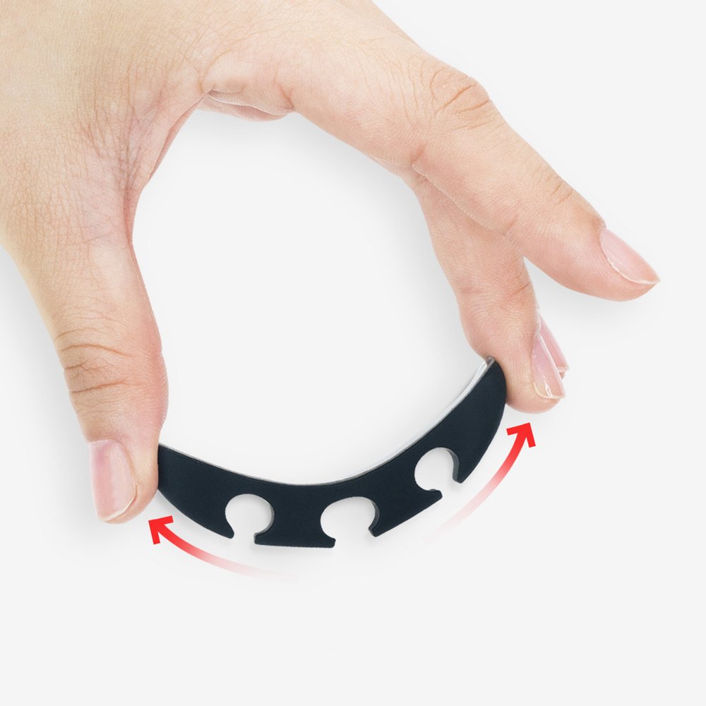 Organizator Kablova Ringke, Set 4 komada, Crna