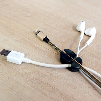 Organizator Kablova Ringke, Set 6 komada, Crna