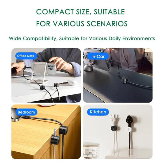 Organizator Kablova UGREEN LP886, Set 3 Komada, Crni