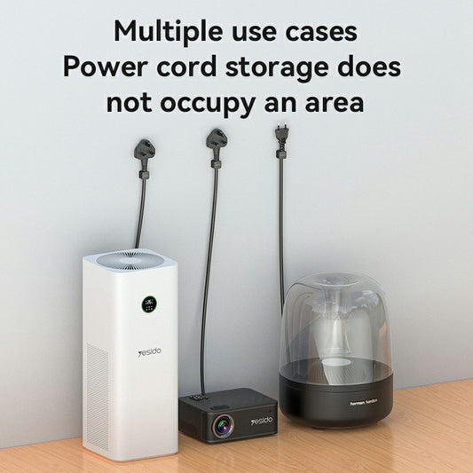 Organizator Kablova Yesido C216BL, Set 4 komada, Crna