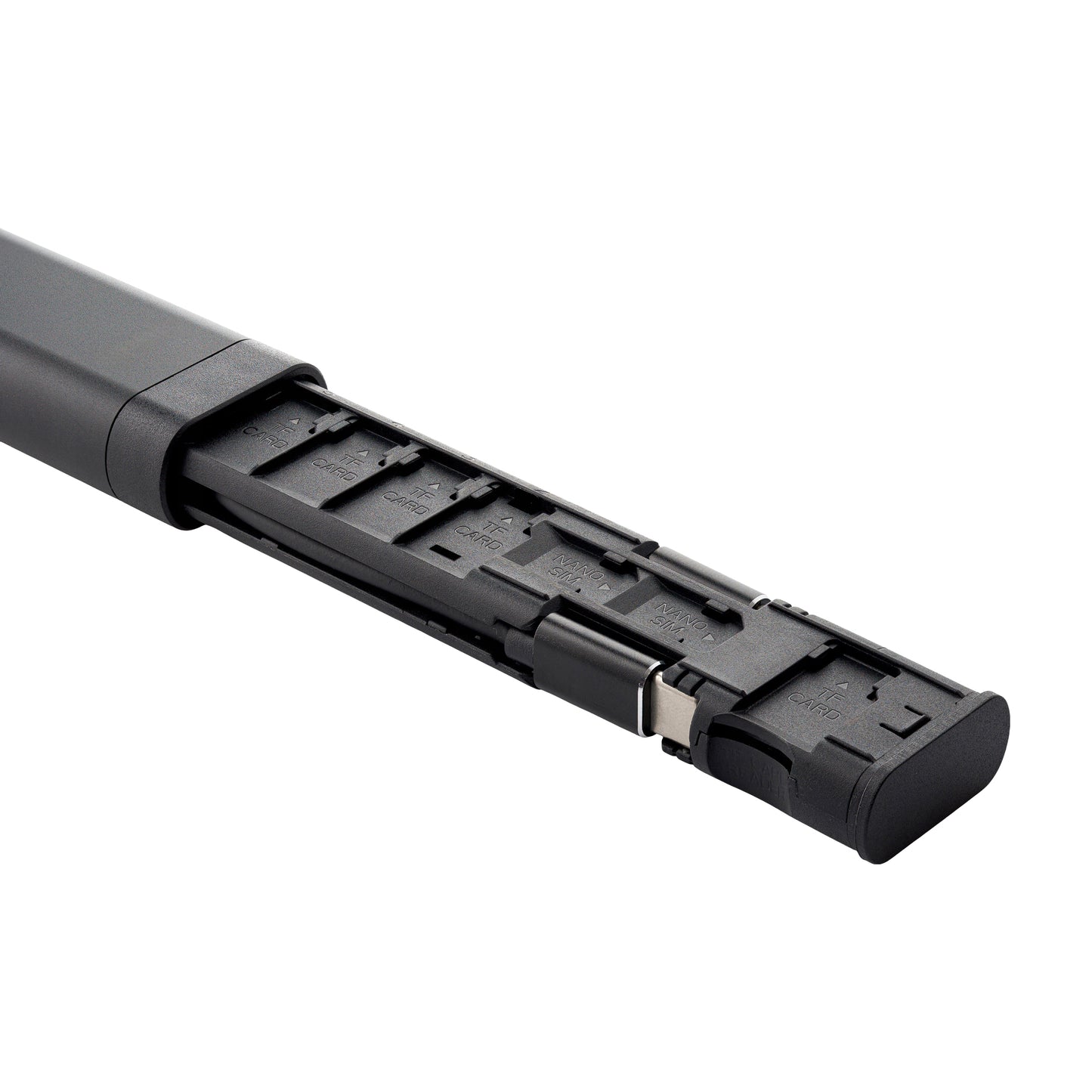 Organizator sa Priborima / Čitač Kartica Qualo QZS-P-01, Crni