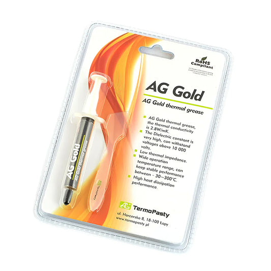 Termopasta vodljiva Termopasty AG Gold, Tip šprice, 3g