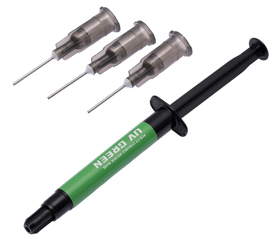 UV Masking Paste 2UUL, Syringe, Green