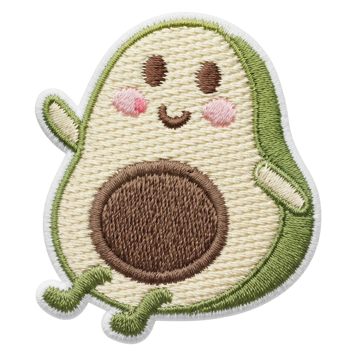 Patch / Tekstilna Zakrpa OEM Avocado, Set 3 komada, Višebojno