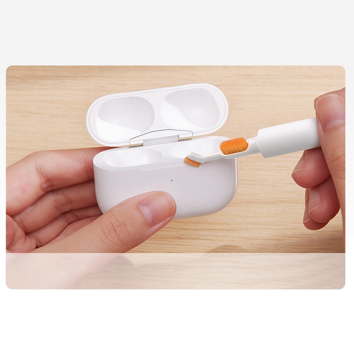 Alat za čišćenje Baseus za slušalice Apple Airpods / Samsung Galaxy Buds / Huawei Freebuds, Beli NGBS000002