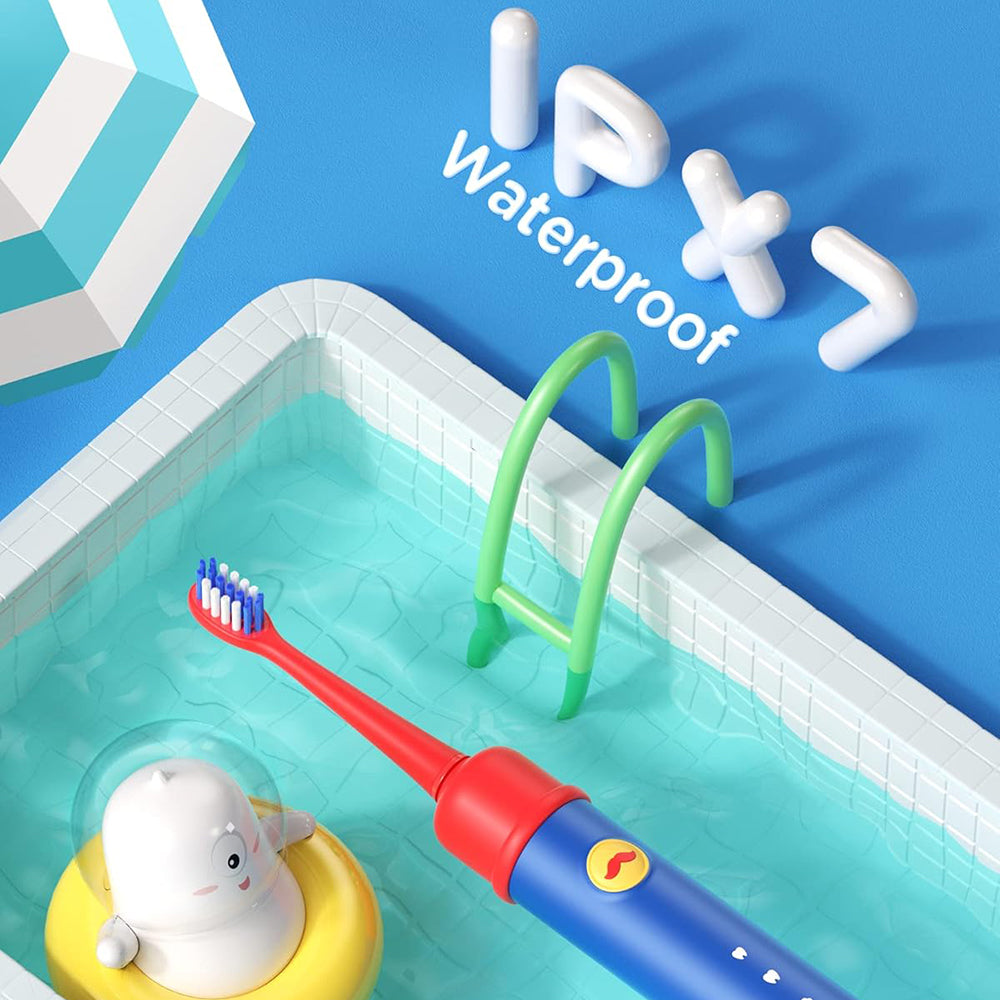 Električna četkica za zube Bitvae BVK7S Kids, Plavo Crvena