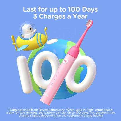 Električna četkica za zube Bitvae BVK7S Kids, Roze