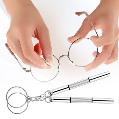 Silikonski jastučići za naočare i odvijač Techsuit ST1, Set od 4 komada, Transparentni