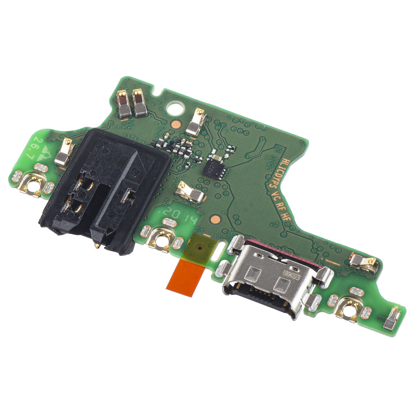 Huawei P40 lite 5G, Service Pack 02353RUY - Audio - Microphone - Charging Connector Board
