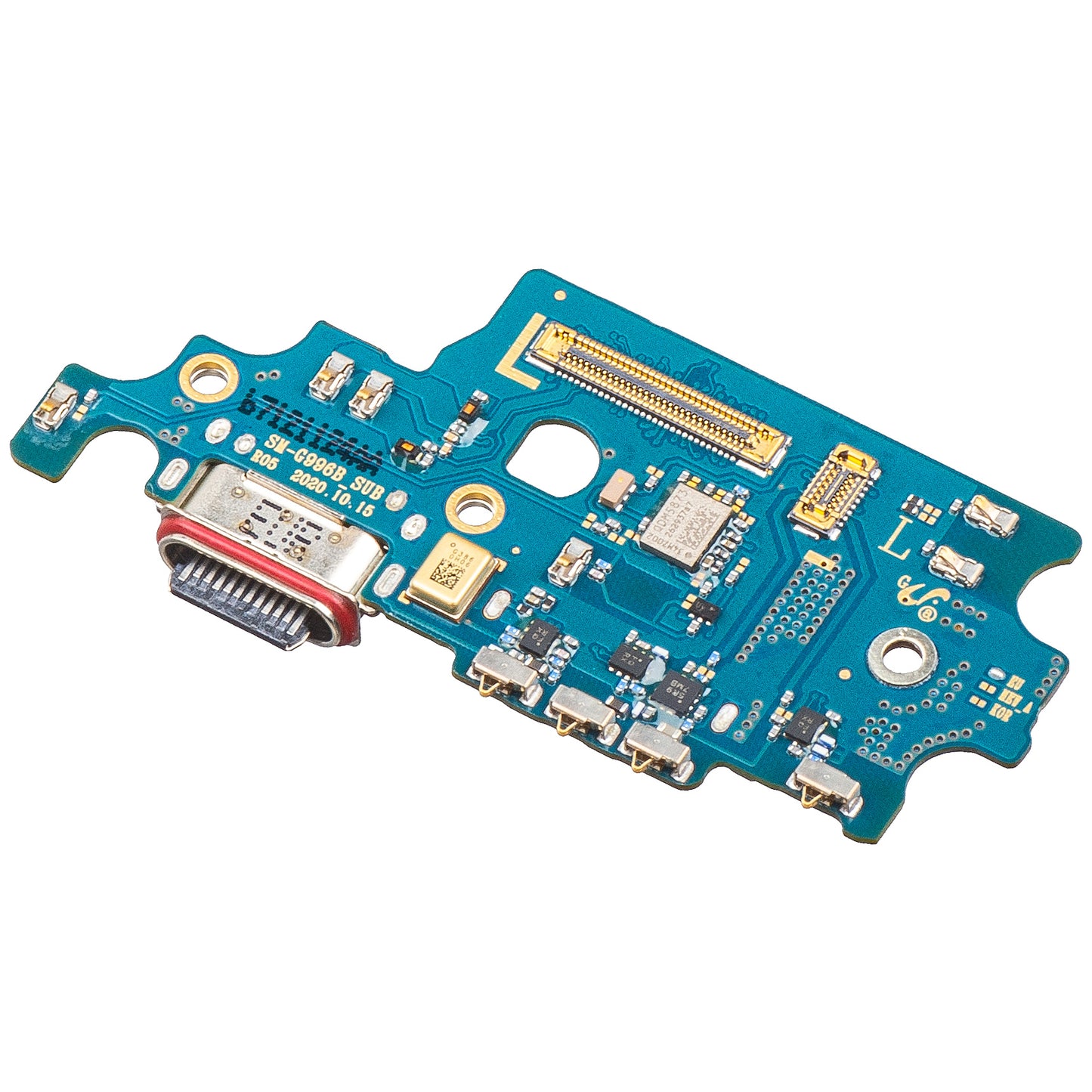 Ploča s konektorom za punjenje - Mikrofon - Modul čitača SIM kartice Samsung Galaxy S21+ 5G G996, Servisni paket GH96-13993A