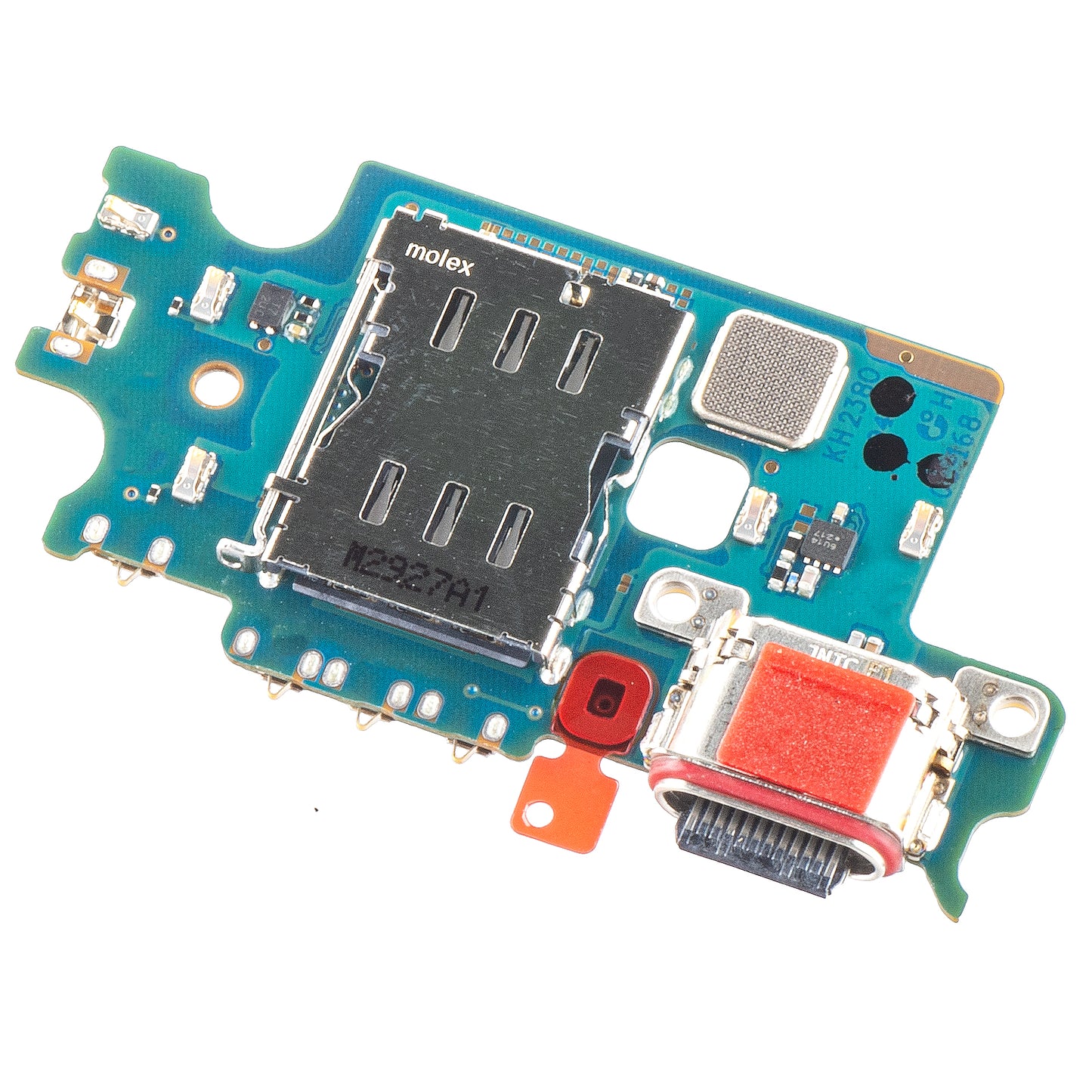 Ploča s konektorom za punjenje - Mikrofon - Modul čitača SIM kartice Samsung Galaxy S22+ 5G S906, Service Pack GH96-14805A