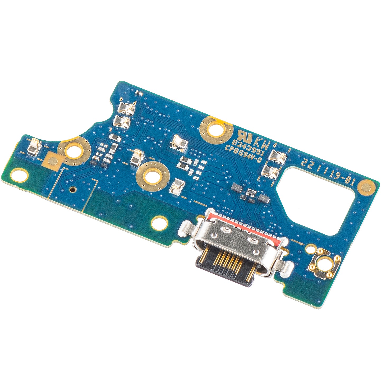 Ploča sa Konektorom za Punjenje - Mikrofon Motorola Moto E32s, Service Pack 5P68C20804