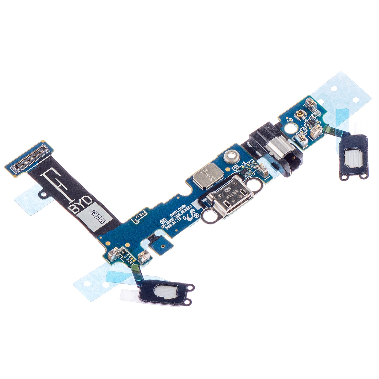Ploča sa Konektorom za Punjenje - Audio - Tastatura - Mikrofon Samsung Galaxy A5 (2016) A510, Service Pack GH96-09381A