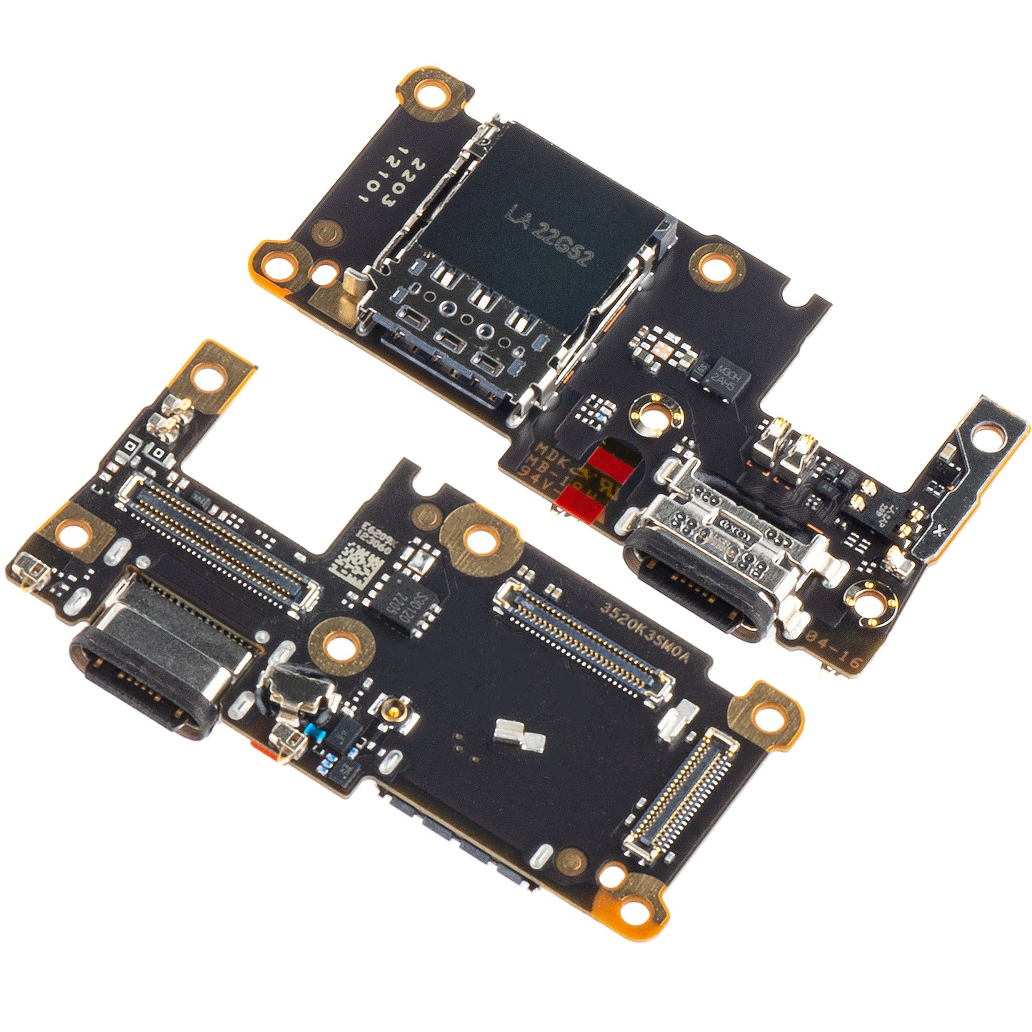 Ploča s konektorom za punjenje - Mikrofon - Modul čitača SIM kartice Xiaomi 11T Pro, Servisni paket 5600010K3S00