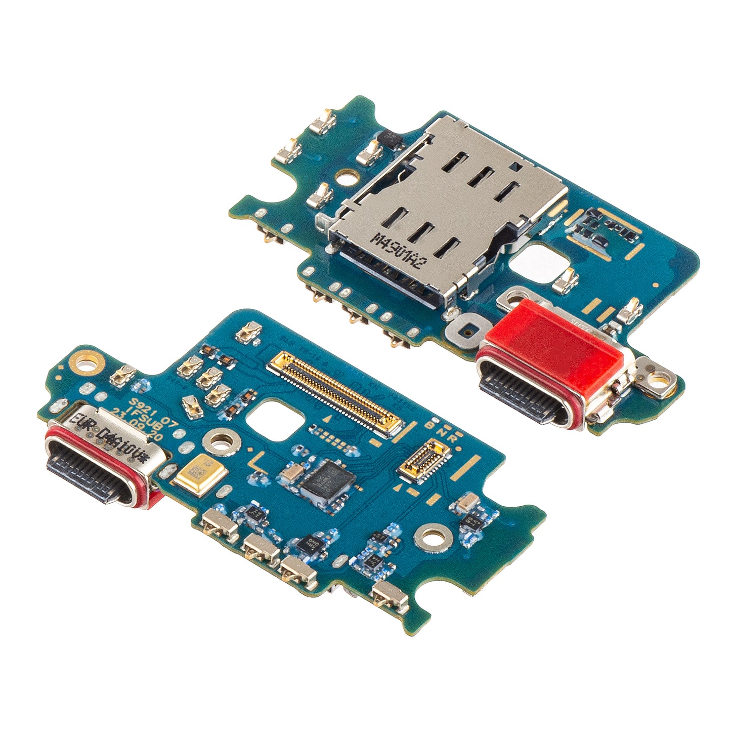 Ploča s konektorom za punjenje - Mikrofon - Modul čitača SIM kartice Samsung Galaxy S24 S921, Servisni paket GH96-16507A