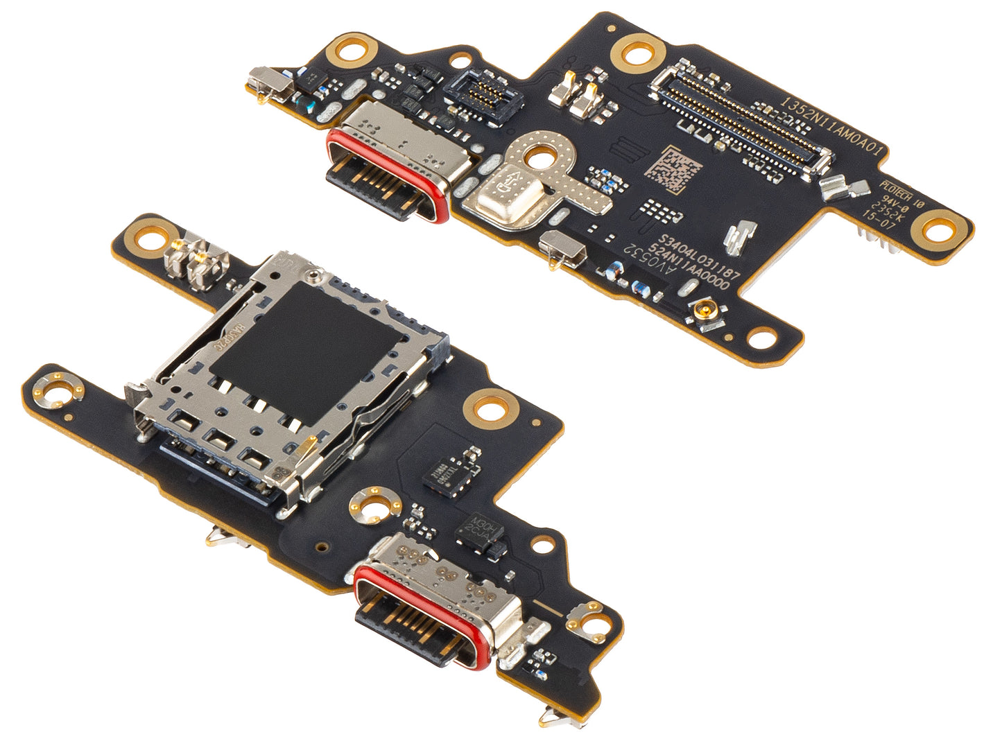 Ploča s konektorom za punjenje - Mikrofon - Modul čitača SIM kartice Xiaomi Poco X6 Pro, Servisni paket 560004N11A00