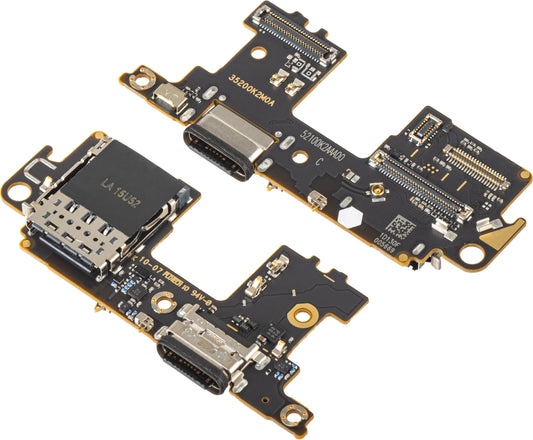 Ploča sa Konektorom Punjenja - Mikrofon - Modul Čitač SIM Xiaomi Mi 11 5G, Service Pack 56000F00K200