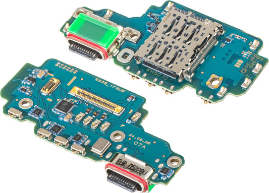 Ploča sa konektorom za punjenje - Mikrofon - Modul čitača SIM Samsung Galaxy S25 Ultra S938, Service Pack GH96-18321A