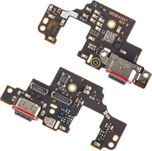 Ploča sa konektorom za punjenje - Mikrofon Motorola Moto G Stylus 5G (2025), Service Pack 5B28C30425