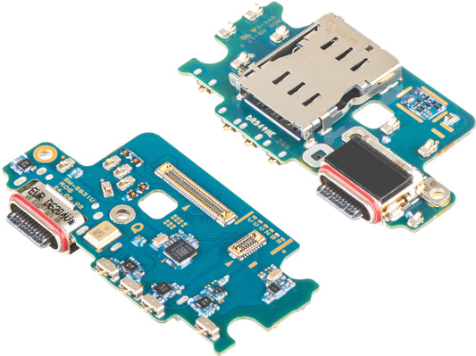Ploča sa Konektorom Punjenja - Mikrofon - Modul Čitač SIM Samsung Galaxy S25 S931, Service Pack GH96-18238A
