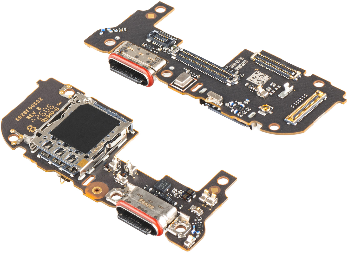 Ploča sa konektorom za punjenje - Mikrofon - Modul čitača SIM Motorola Edge 70 Pro, Service Pack 5B28C32413