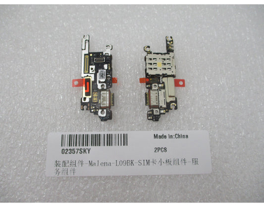 Ploča sa konektorom za punjenje - mikrofonom - modulom čitača SIM kartice Huawei Pura 90s Pro, Service Pack 02357SKY