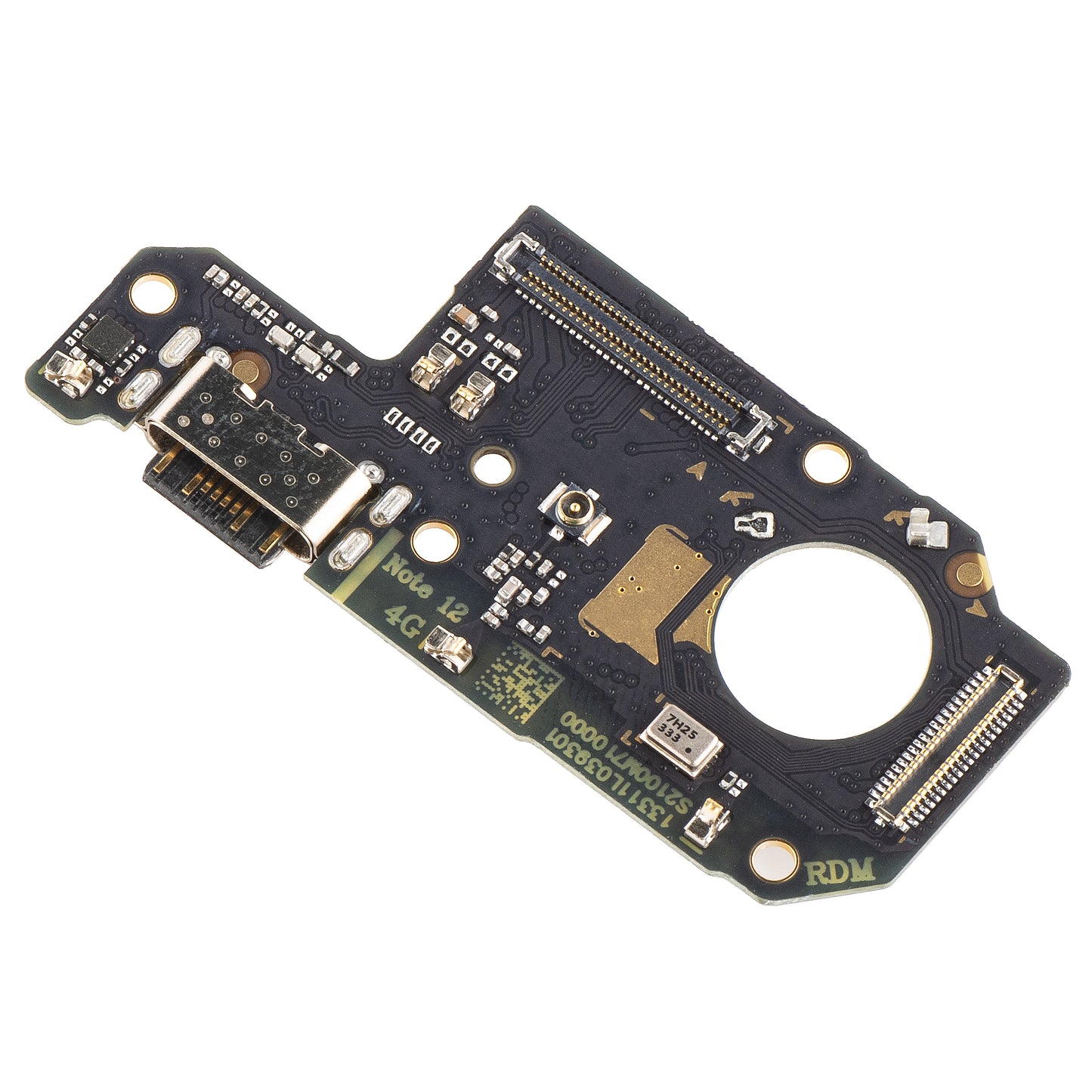 Xiaomi Redmi Note 12 - Xiaomi Redmi Note 12 Charging Connector - Microphone Connector Plate 