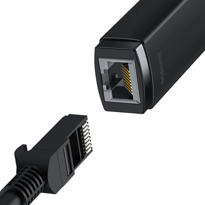 Placa Retea Baseus Lite, RJ45, USB, Crna WKQX000001 