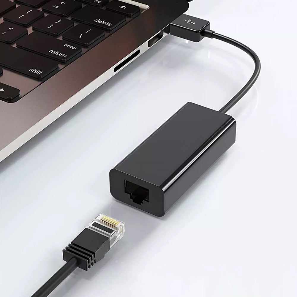 Mrežna kartica Techsuit AC19, RJ45, USB, Crna