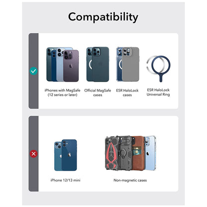 Portofel Magsafe, ESR, Carbon, Crni