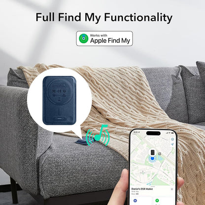 Novčanik Magsafe, ESR, Classic Geo, Tamnoplavi