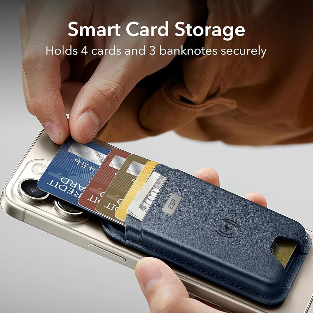 Novčanik Magsafe, ESR, Classic Geo, Tamnoplavi