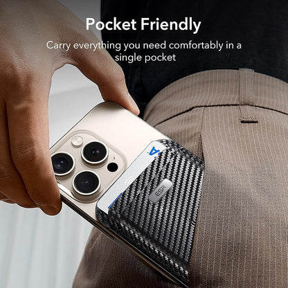 Novčanik Magsafe, ESR, Classic Geo Carbon, Crni