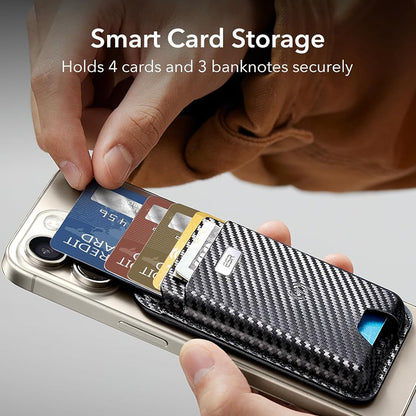 Novčanik Magsafe, ESR, Classic Geo Carbon, Crni