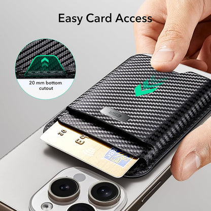 Novčanik Magsafe, ESR, Classic Geo Carbon, Crni