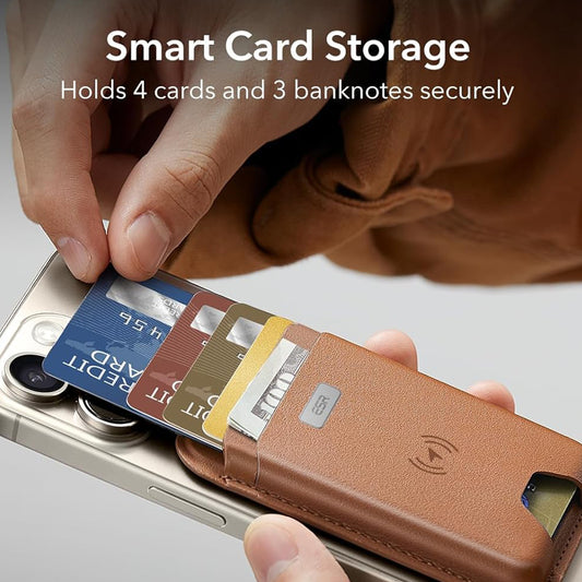 Novčanik Magsafe, ESR, Classic Geo, Braon