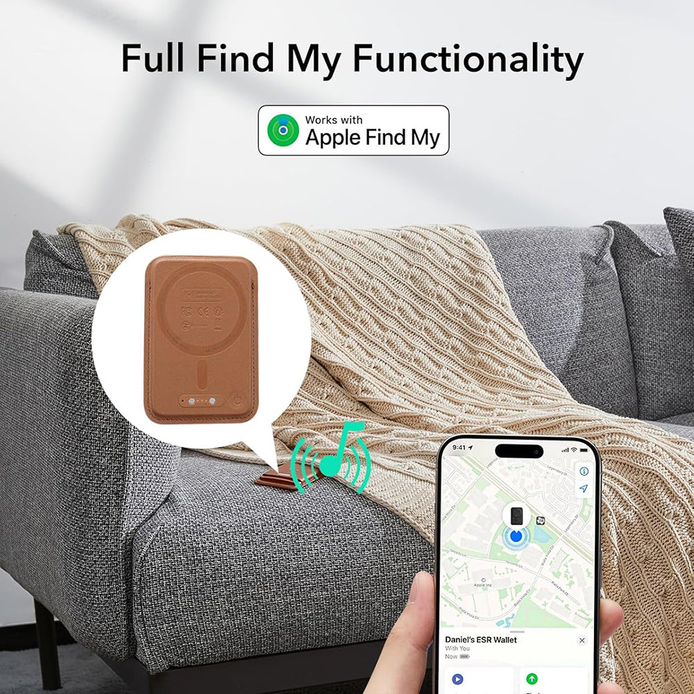 Novčanik Magsafe, ESR, Classic Geo, Braon