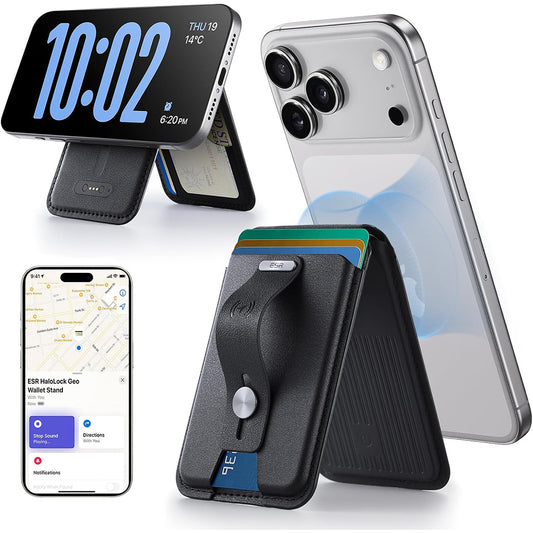 Novčanik MagSafe, ESR, Findy my Wallet, Crni