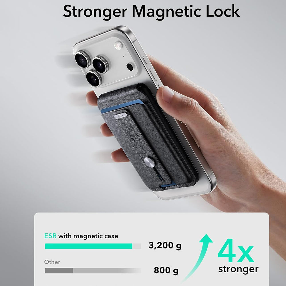 Novčanik MagSafe, ESR, Findy my Wallet, Crni